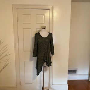 Vintage Joseph Ribkoff High Low Asymmetrical long sleeve sweater size 10 Read